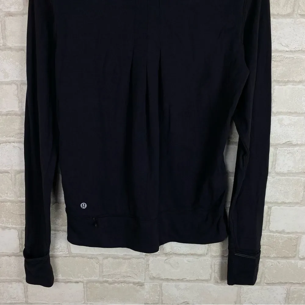 Lululemon Black Rush Hour Long Sleeve Size 4